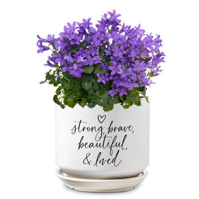 Jardinière forte et courageuse