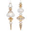Elegant Finial Ornament, Set Of 6 - 9.5 Inches
