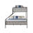 Caius Gunmetal Finish Twin Xl/Queen Bunk Bed