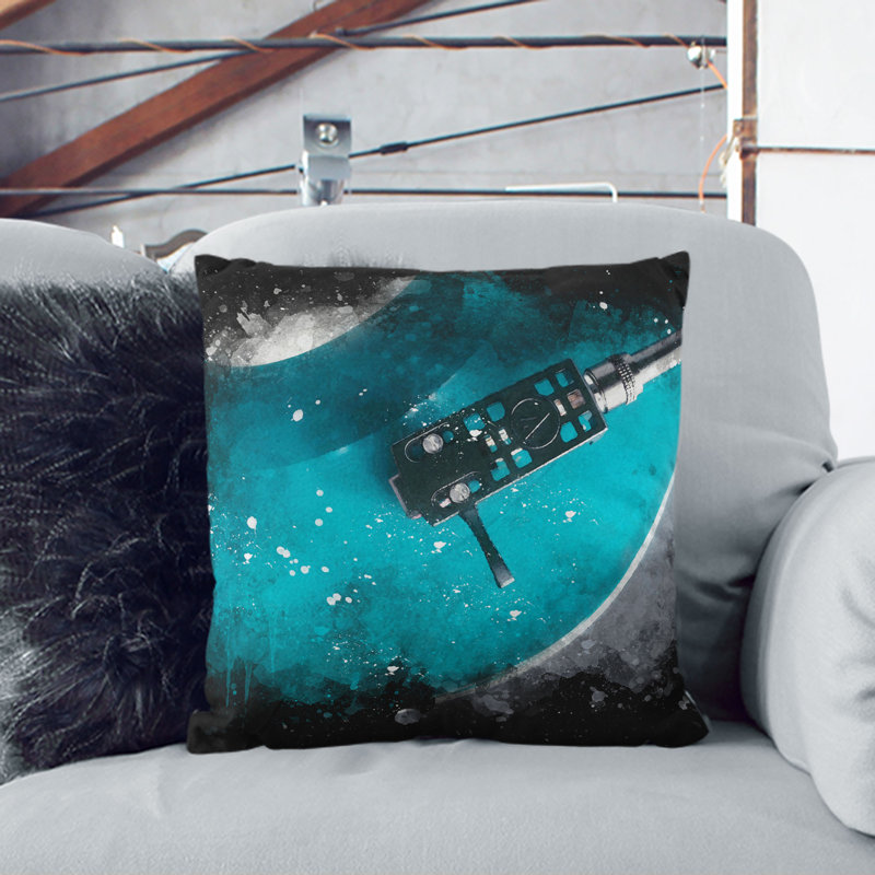 Square Throw Cushion, 40cm H x 40cm W x 15cm D