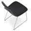 3-Piece Modern Glass Top Dining Set With Round Table And 2 Eiffel Handle Back Chairs