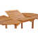 Clarisse Extendable Round Teak Outdoor Dining Table