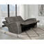 Causeuse inclinable électrique Charcoal Triple avec ports de charge et porte-gobelets