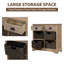 Commode décorative Gerritt, armoire en rotin, buffet, console en rotin, commodes de rangement Farmhouse-2113461611