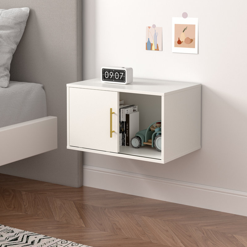 Bibliothèque empilable Adavia avec porte coulissante
