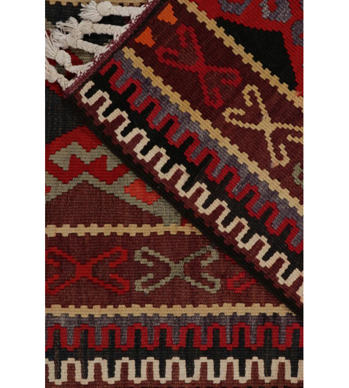 One-of-a-Kind 3'4" X 13' Hand Knotted Area Rug
