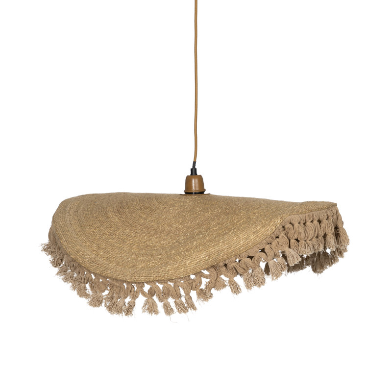 1 - Light Natural Pendant, 6cm H x 60cm W x 60cm D