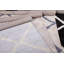 Tapis bleu à motif géométrique-187411537