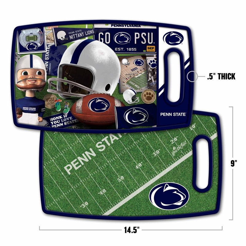 NCAA Retro Series Cutting Board, Penn State Nittany