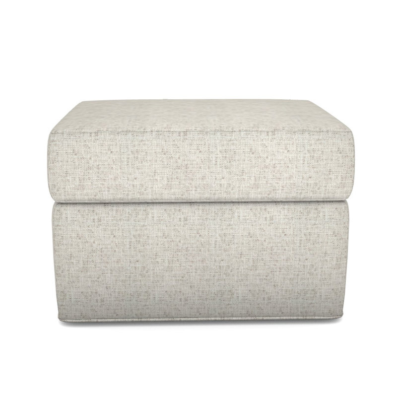 Repose-pieds rembourré Newlin, Non, Métal Tuck