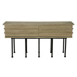 Oliver 60'' Solid Wood Top Console Table
