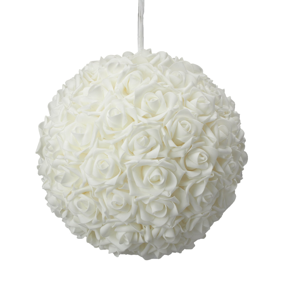Ball Foam Rose Floral Arrangements and Centerpieces (Set of 6) The Party Aisle™ Flower 