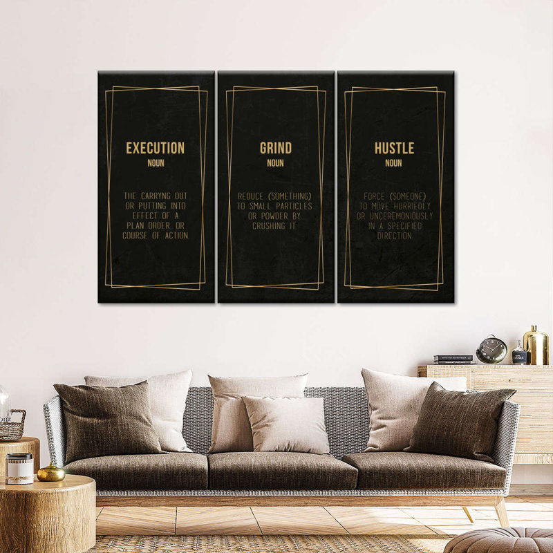 Impression sur toile de plusieurs pièces, H 42 po x l 65 po x 1,25 po