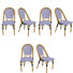 Ensemble de chaises d'appoint pour l'extérieur en osier de polyéthylène (PE) Kasie (ensemble de 6)