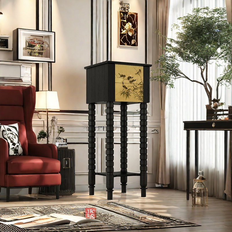 Armoire d'appoint simple de style chinois