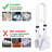Bathtub Grab Bar Safety Rail Adjustable Shower Handle Locking Clamp 330Lbs Adjustable Height