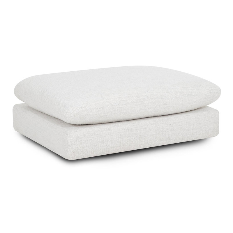 Granville Push Up Ottoman, Ivory