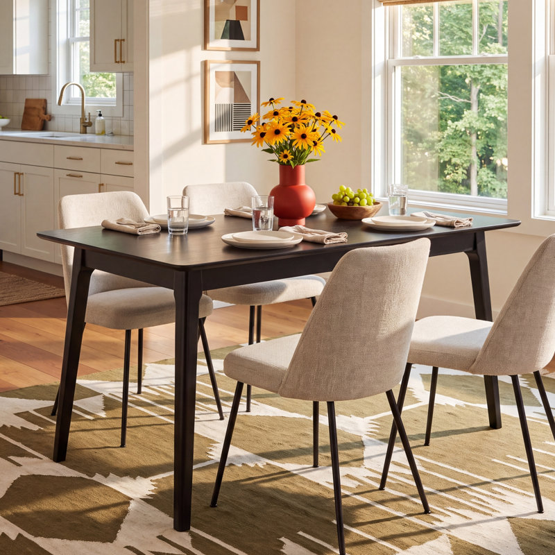 Henriette Forus Dining Table, Black
