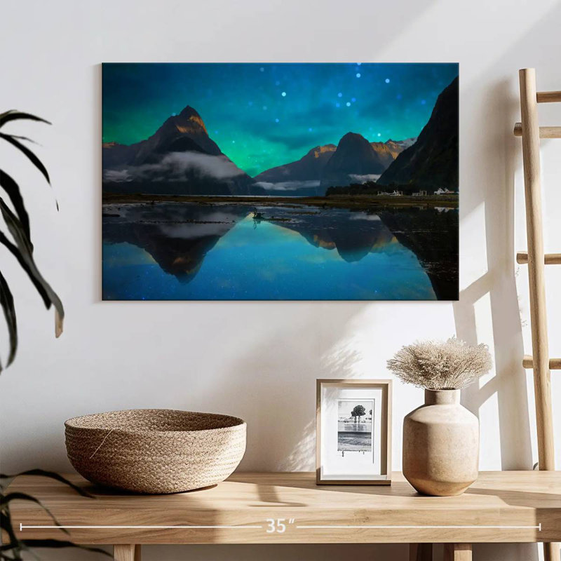 Nicci Milford Sound Night Reflection, H 16 po x l 24 po