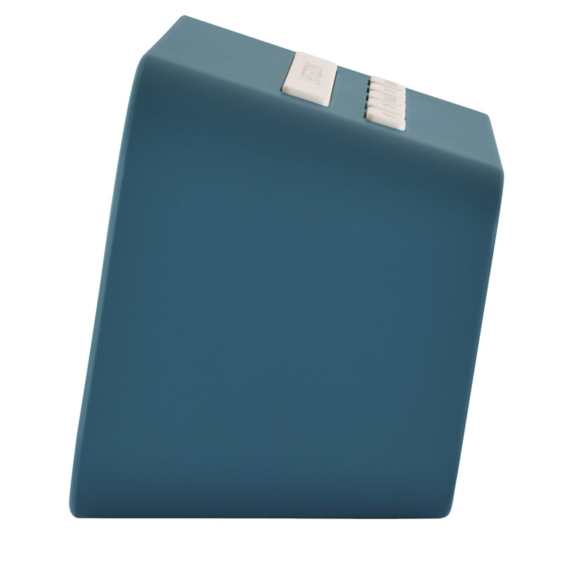 Acctim Alta Retro Digital Alarm Clock Crescendo Alarm Date & Temperature Display, Storm Blue