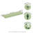 Furinno TANNA Floating Shelves for Wall Set of 2, 9 x 35 Wall Shelf, Wall Mounted Floating Shelf with Invisible Bracket, 2-in Thick Shelf, for Bathroom, Living Room, Bedroom, Home Office, Americano-125036131