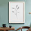 Floral S Croquis II - reproduction de cadre photo sur papier-831849133-831849122