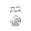 You Are So Loved Panda Watercolour - Wrapped Canvas Print-728351899