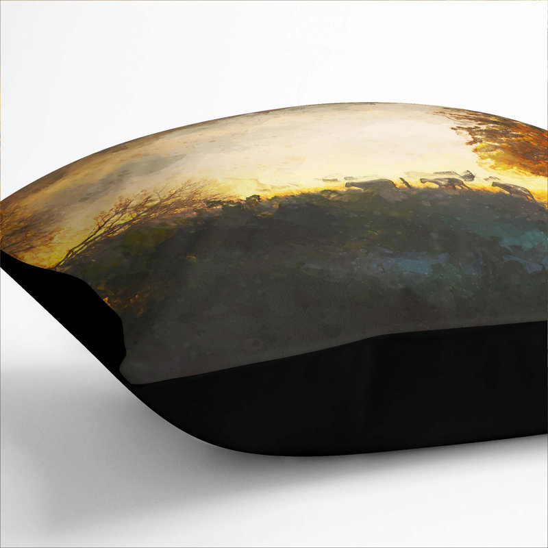 Square Cushion, 40cm H x 40cm W x 15cm D, Black