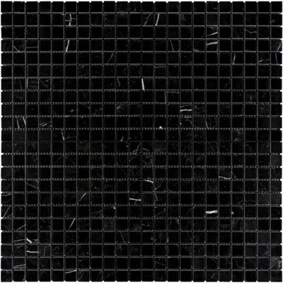 1" x 1" Marble Grid Mosaic Wall & Floor Tile