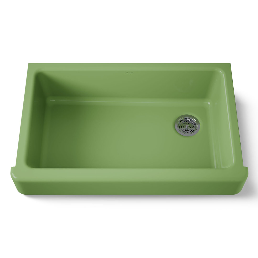 Whitehaven Self-Trimming 36" L x 22" W Farmhouse Kitchen Sink Kohler 