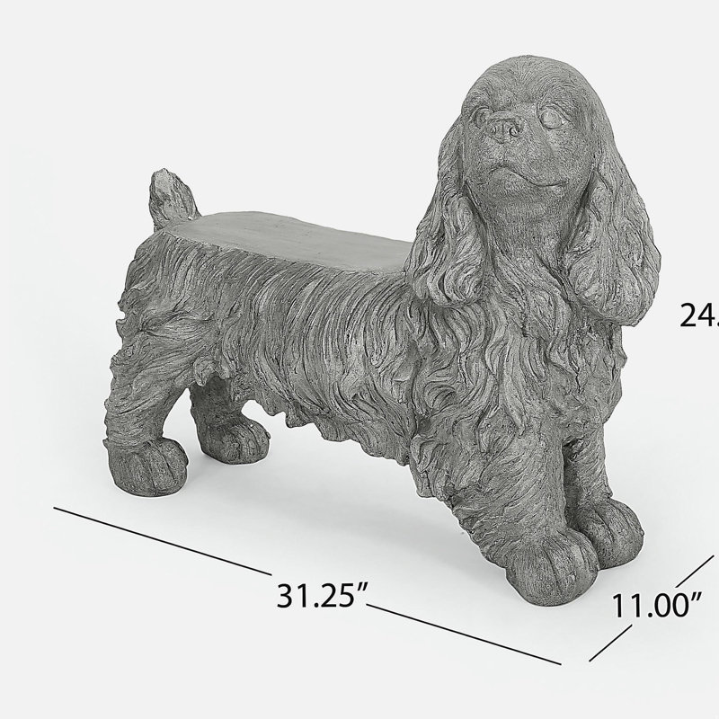 STATUE DE COWER SPANIEL DOG