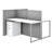 Easy Office Rectangle 2 Person Cubicle-49663042