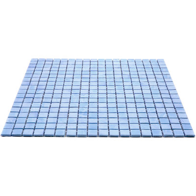 Carreau de mosaïque pour mur et plancher en verre 0,6 po x 0,6 po Skosh
