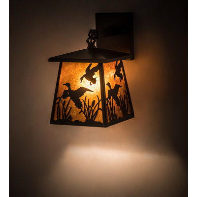 Plafonnier encastré 1 lumière à intensité variable en bronze Silvia