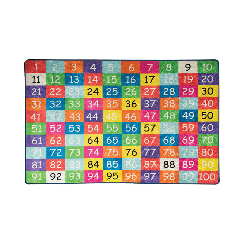 Stylish Polyester Area Carpet, 3.3 x 5.2 ft | 100% Antibacterial Material, 0.4 in Pile Height | Non-Slip Underside, Machine Washable | Perfect for Living Room & Bedroom Decor, Soft & Durable Design
