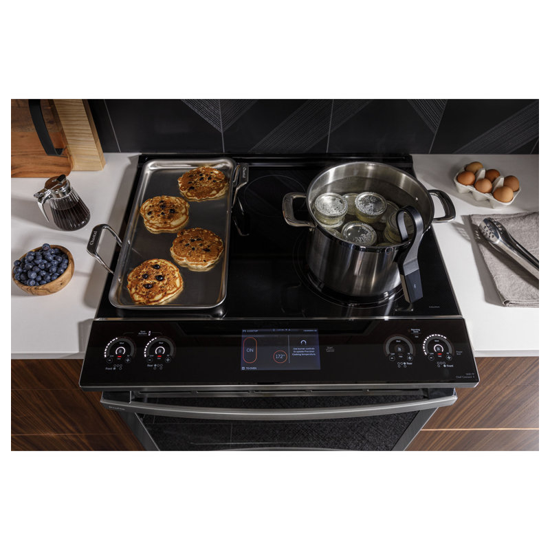 30" 5.3 cu.ft. Smart Slide-in Electric Range