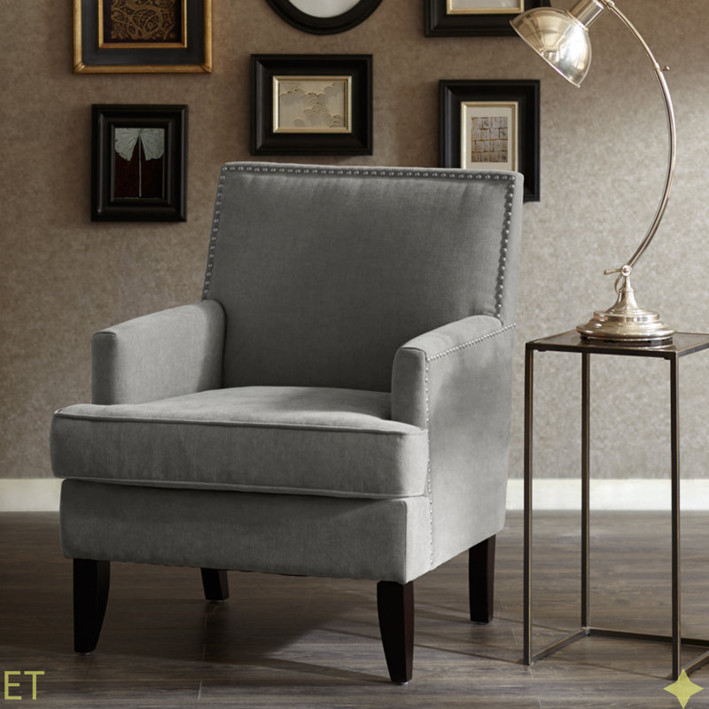 Fauteuil club Track Track, Gris