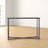 Gateshead Jamestown Console Sofa Table Rustic Wood Grain and Metal-86518661