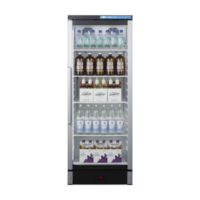 Summit Appliance 23.38'' W Freestanding 308 Cans (12 oz.) 9.9 Cubic Feet Beverage Cooler with Glass Door