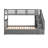 Twintwin Bunk Bed In Gray. Plywood. Maximize Storage Gray With Drawer Storage. Strong And Stable Frame. Ideal For Bedroom Organization. Safe Sleeping Environment-1531863102