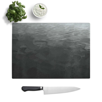 Tempered Glass Calm of the Ocean Chopping Board