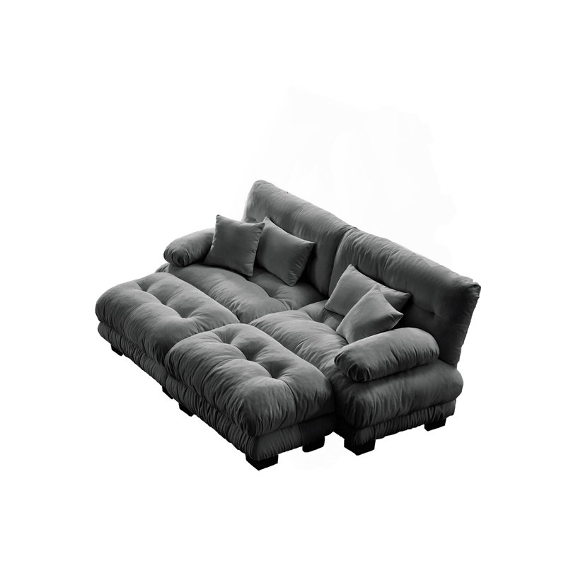 Canapé-lit Boneless Cloud Couch For Living, Gris