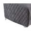 Fauteuil d'appoint moderne en velours gris 36 "Sofia-129455599