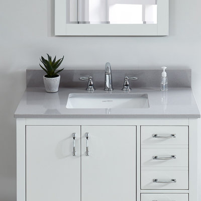 37'' Single Bathroom Vanity Top with Sink