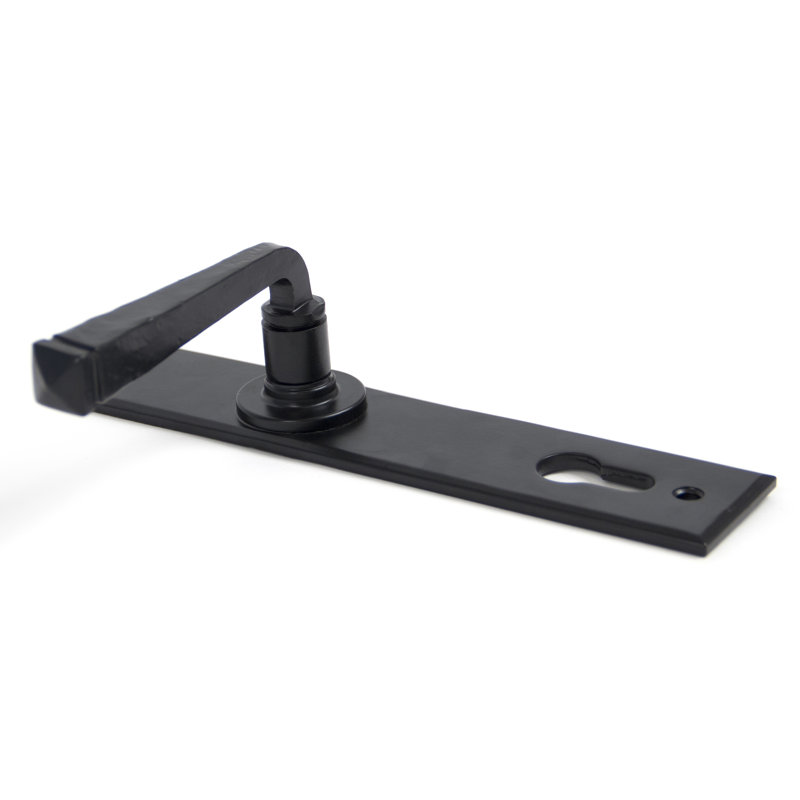 Avon Lock Door Handle, Black