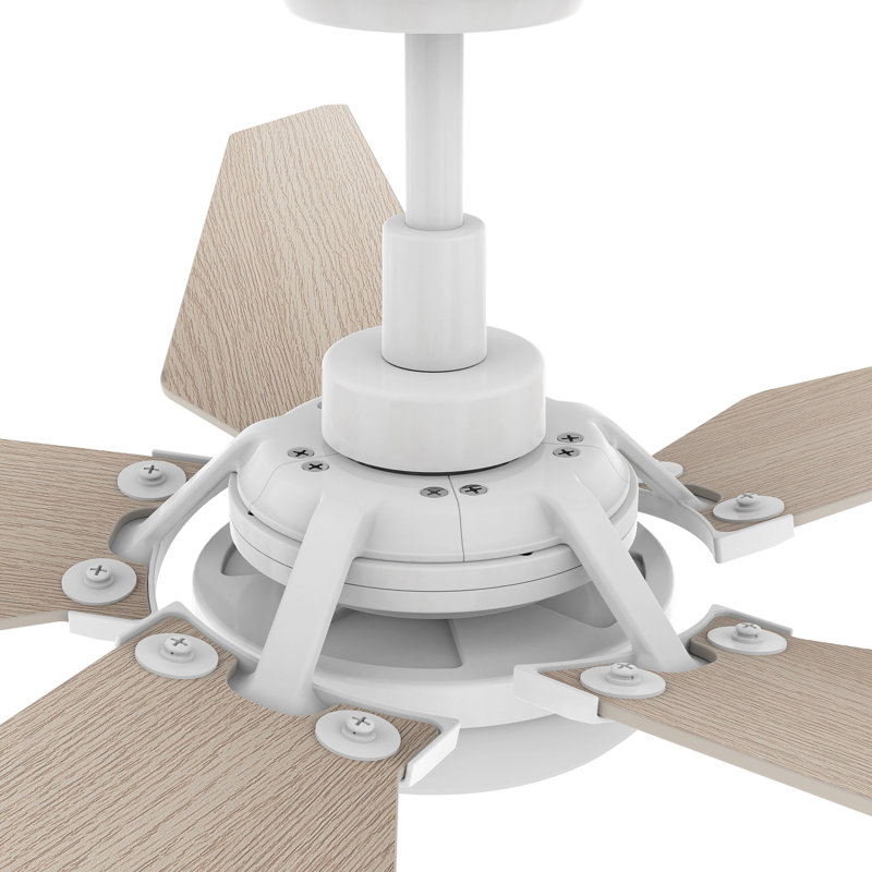 Ventilateur de plafond intelligent 52 po avec télécommande, ensemble d'éclairage inclus, fonctionne avec l'assistant Google et Amazon Alexa, raccourci Siri.