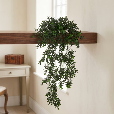 Artificial Hanging Plants Fire / UV Resistant 78 cm H Faux Fern Plant