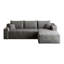 Canapé modulaire Cloud, canapé rembourré minimaliste moderne, canapé confortable en forme de U pour le salon, canapé d'angle à assise profonde, aucun assemblage requis (tissu en velours côtelé moelleux)-131986796-131986799