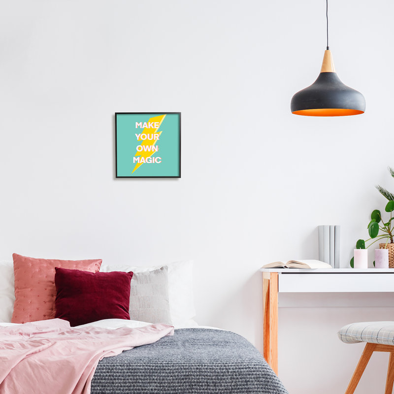 «Make Your Own Magic Lightning Bolt On Wood» par Ashley Singleton, impression, H 12 po x l 12 po x P 1,5 po