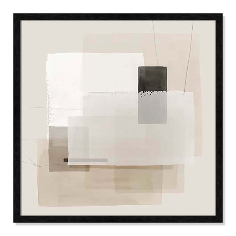 «Mystical Momentum II» par Hazel J, H 23,5 po x l 23,5 po x P 1,25 po, Cadre noir mince